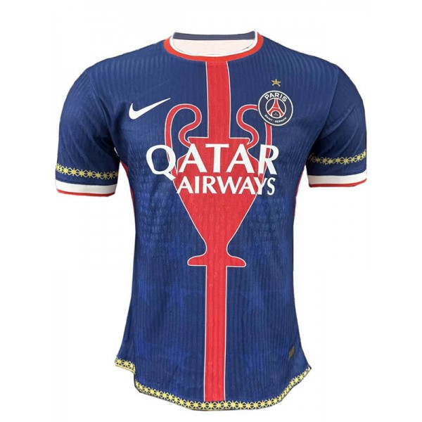 Paris saint-germain maglia speciale psg uniforme da calcio uomo blu navy rosso kit da calcio top maglietta sportiva 2025-2026